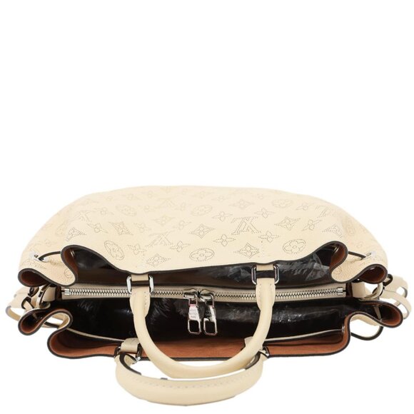 Louis Vuitton Bella Mahina Leather Tote Bag Cream - Picture 6 of 14